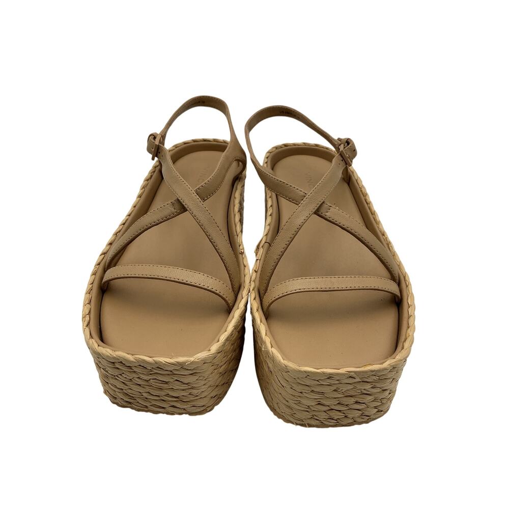 Vince Platform Raffia Sandals Size 6.5 - Picture 4 of 6